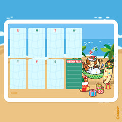 [Wallpaper] Christmas in Hawaii-Laptop Planner Preview