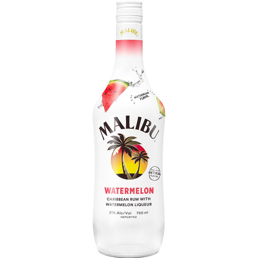 Malibu Caribbean Rum, Strawberry - 750 ml