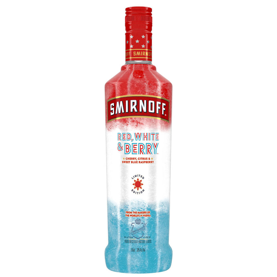 Smirnoff No. 21 Proof – 80 750mL and Red Wine Spirits Crown Vodka