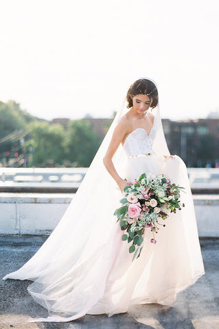 'June' Beaded Tulle Ball Gown