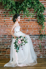 'June' Beaded Tulle Ball Gown