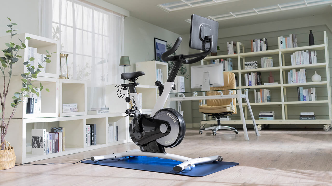 riding a freebeat exercise bike is a low-impact form of exercise