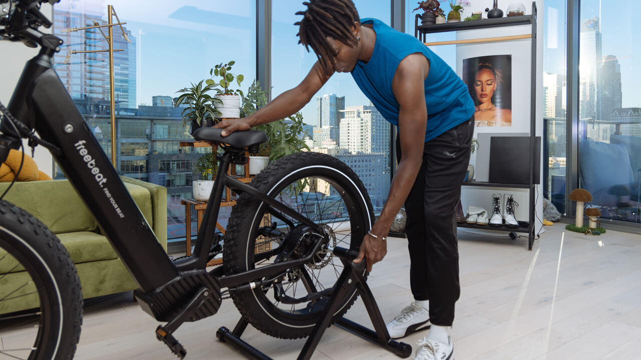 Indoor Trainer for Outdoor Bikes