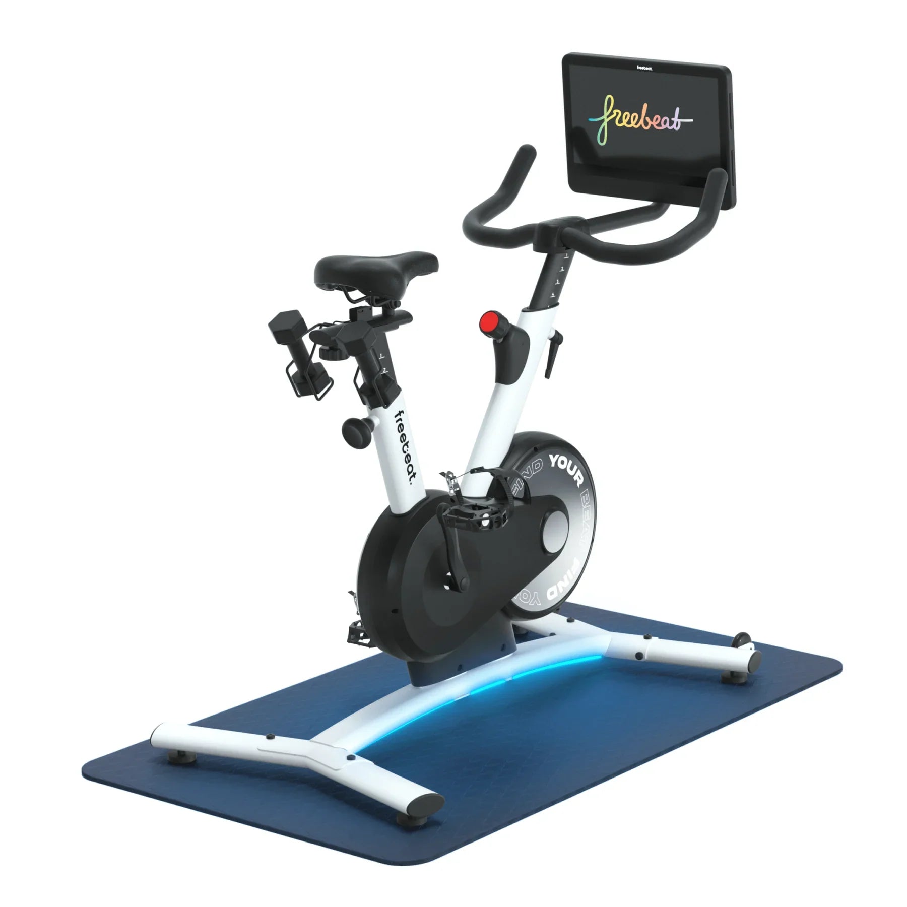 compact and quiet exercise bike for home