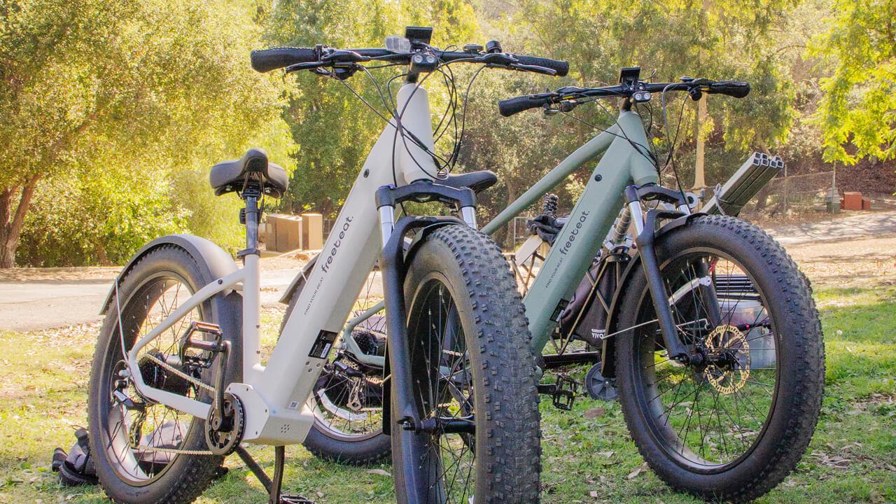 freebeat fat tire ebikes two different frames