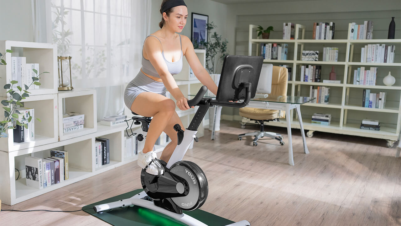 warm up your body by indoor cycling 