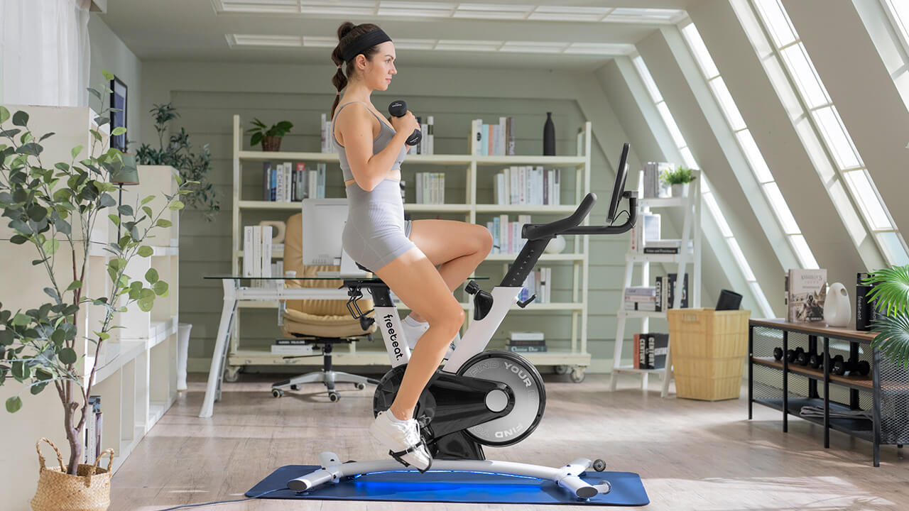 a home exercise bike for woman