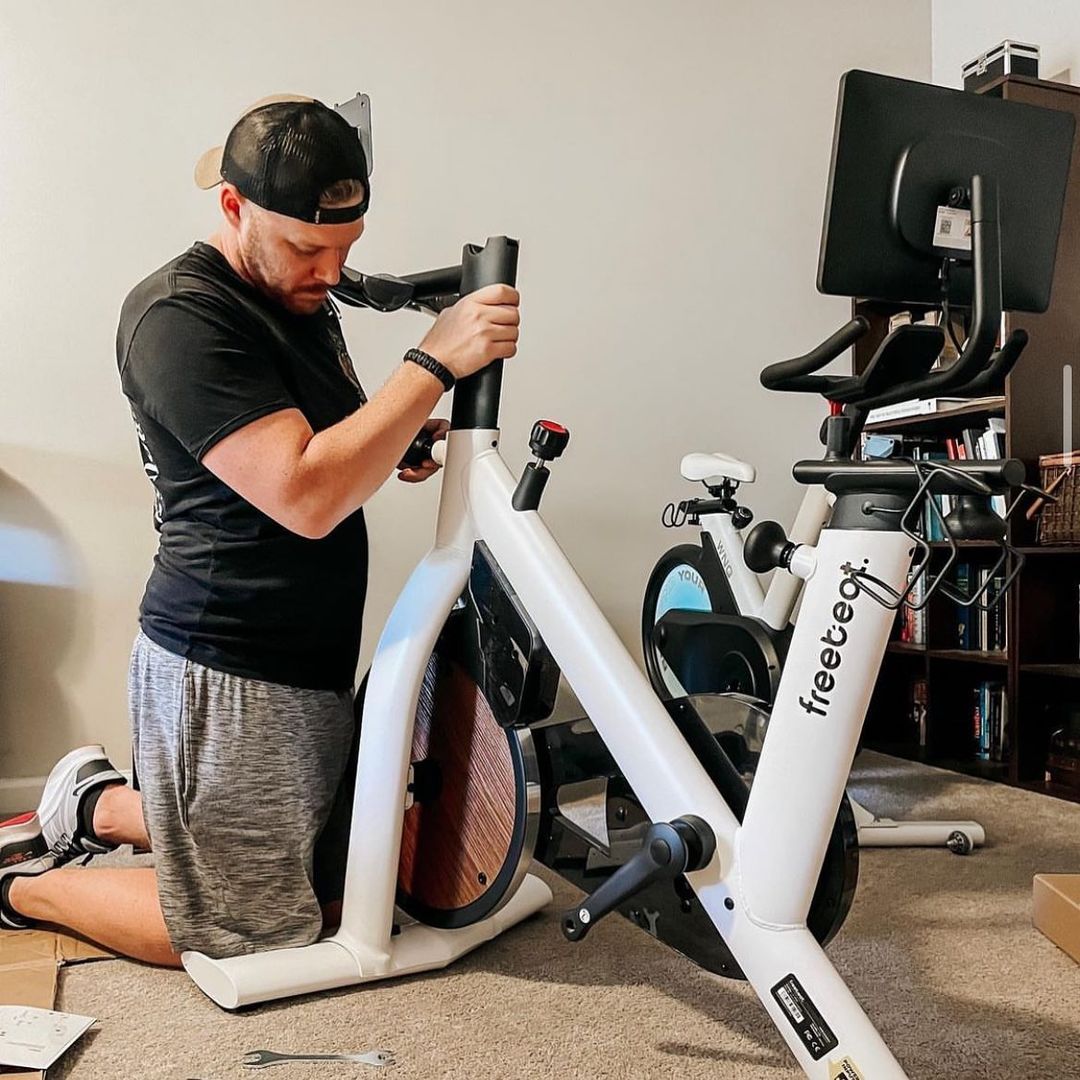 how to set up exercise bike