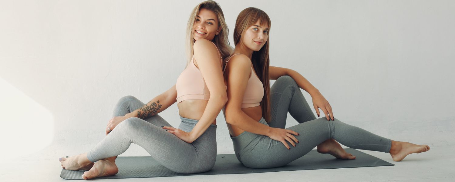 low-rise yoga pants