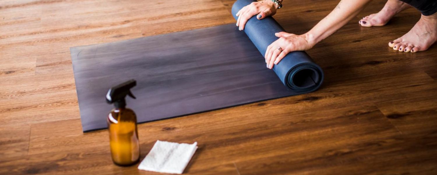 Yoga mat cleaning options