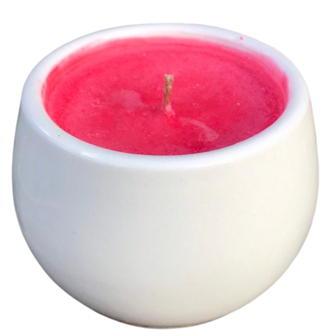 Pina Colada Scented Hemp Wick CANdle Soy Wax