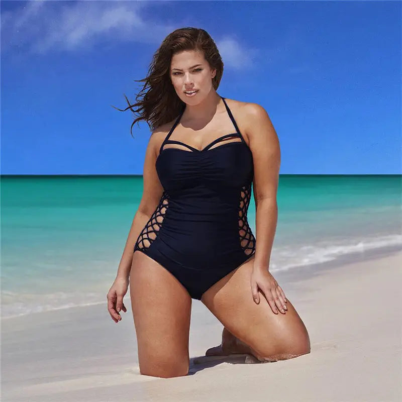 Lovemi - Maillot de bain une pièce gros taille plus