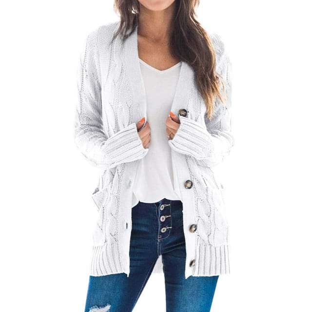 Lovemi - Single breasted long sleeve wool jacket