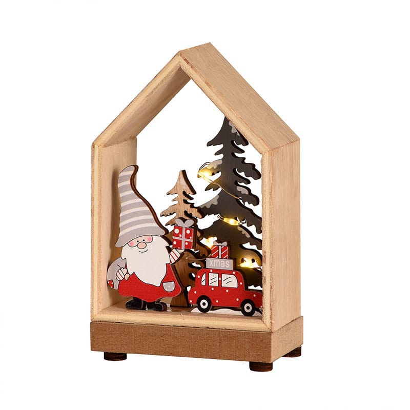 Lovemi - Christmas Decorations New Luminous Cabin