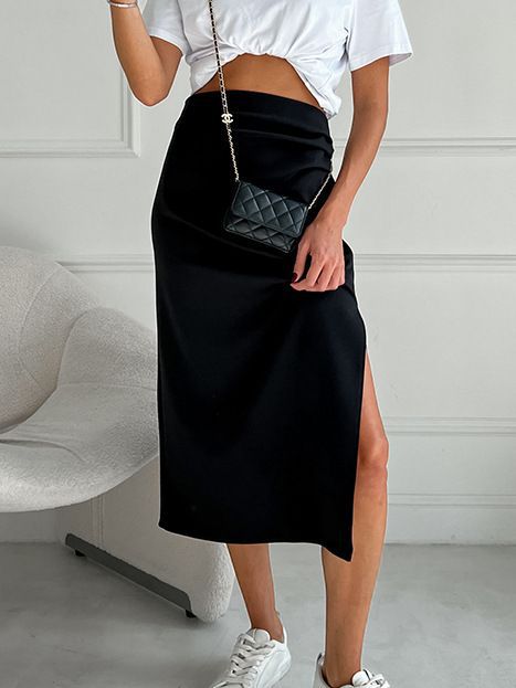 Women’s Temperament High Waist Slim Fit Suit Skirt
