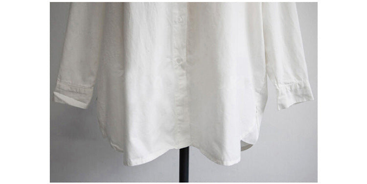Lovemi - La chemise ample col V blanche