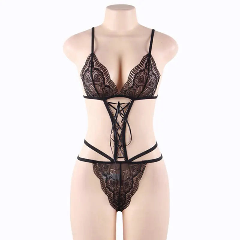 Lovemi - Large Size Erotic Lingerie Sexy One-piece Erotic