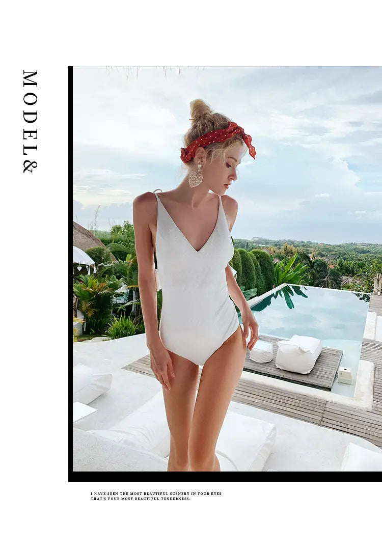 Lovemi – Einteiliger Badeanzug-Bluse-Bikini