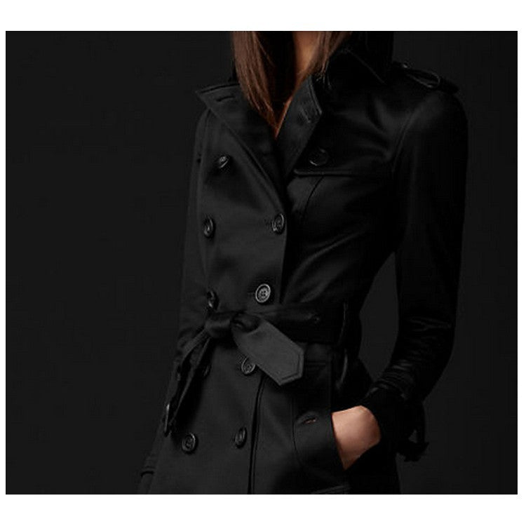 Lovemi - Double-breasted Trench Coat