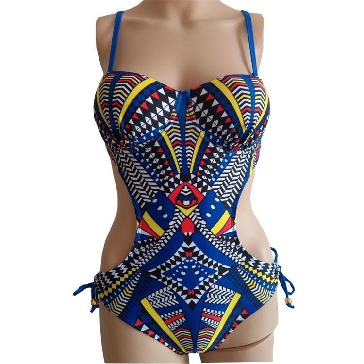 Lovemi - Maillot de bain bikini une pièce imprimé pour femme