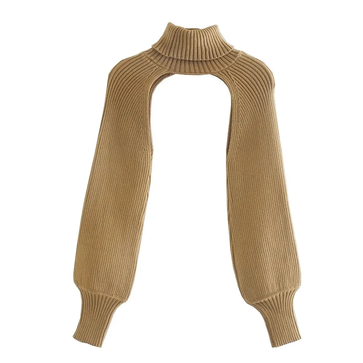 Lovemi - Retro Scheming Niche Design Knit Sweater Sleeves