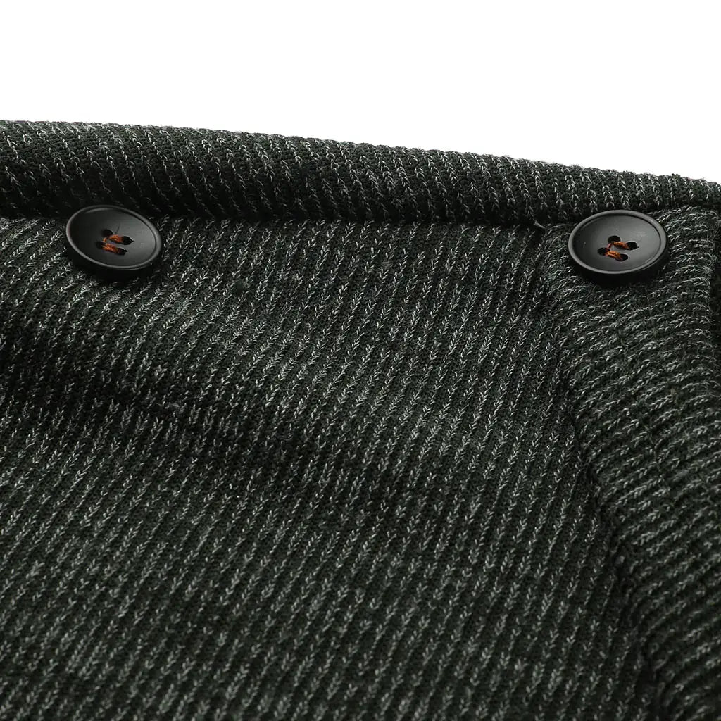 Lovemi – Dicker Pullover mit lockerem Rundhalsausschnitt und Knöpfen