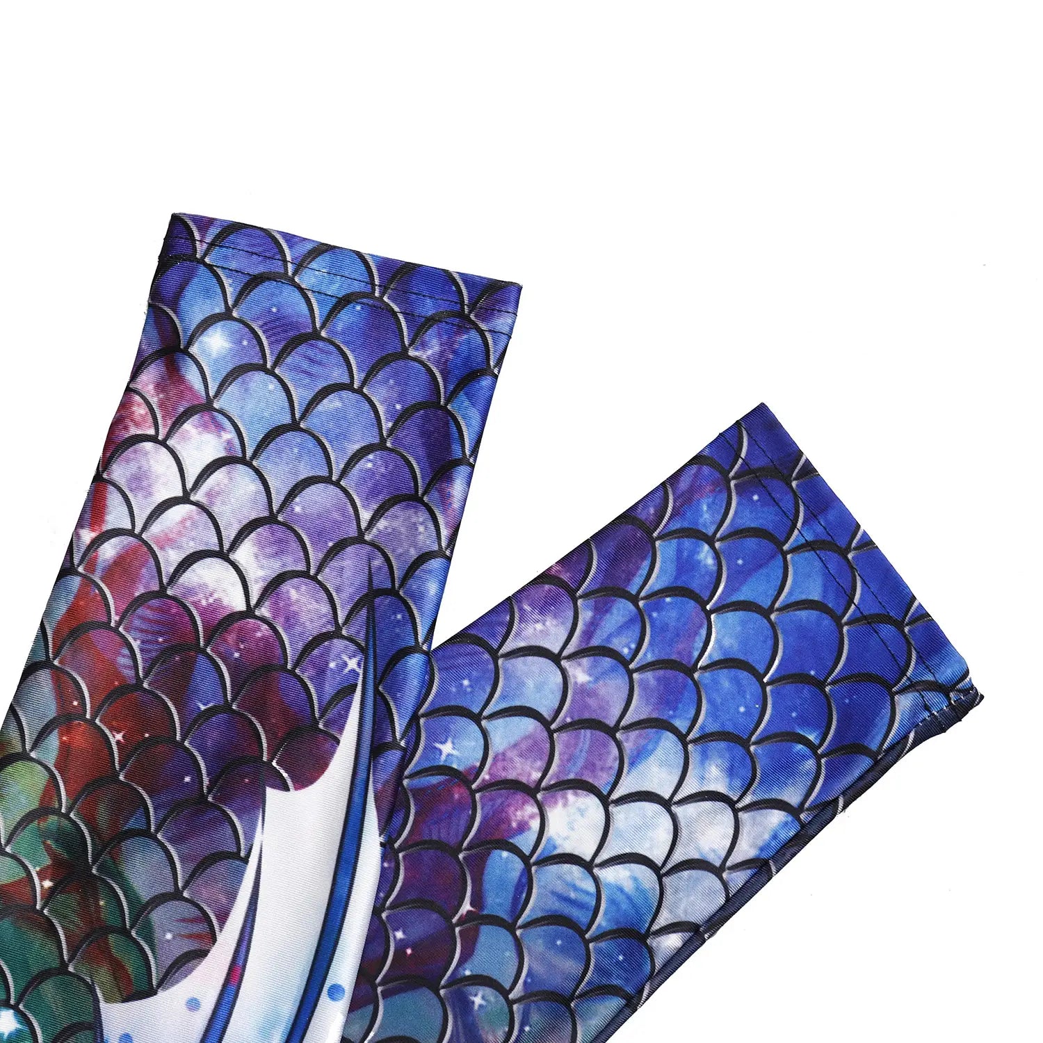 Lovemi - Leggings de sport pour femmes à imprimé écailles de poisson sirène 3D