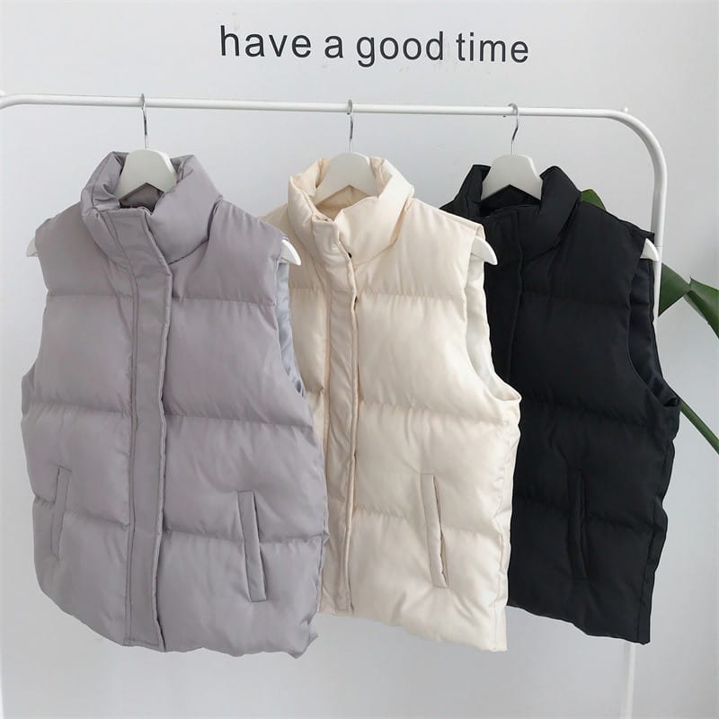 Lovemi - Couple coton gilet style coréen vêtements d'extérieur hiver