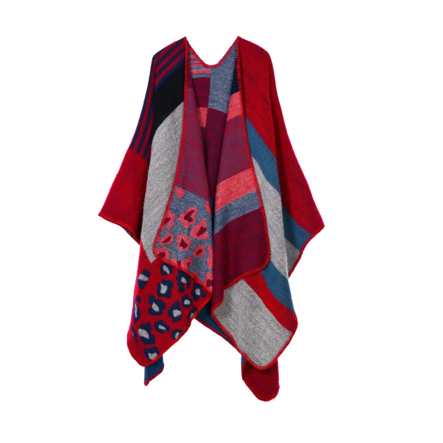 Lovemi - Elegant Large Plaid Cashmere Scarf