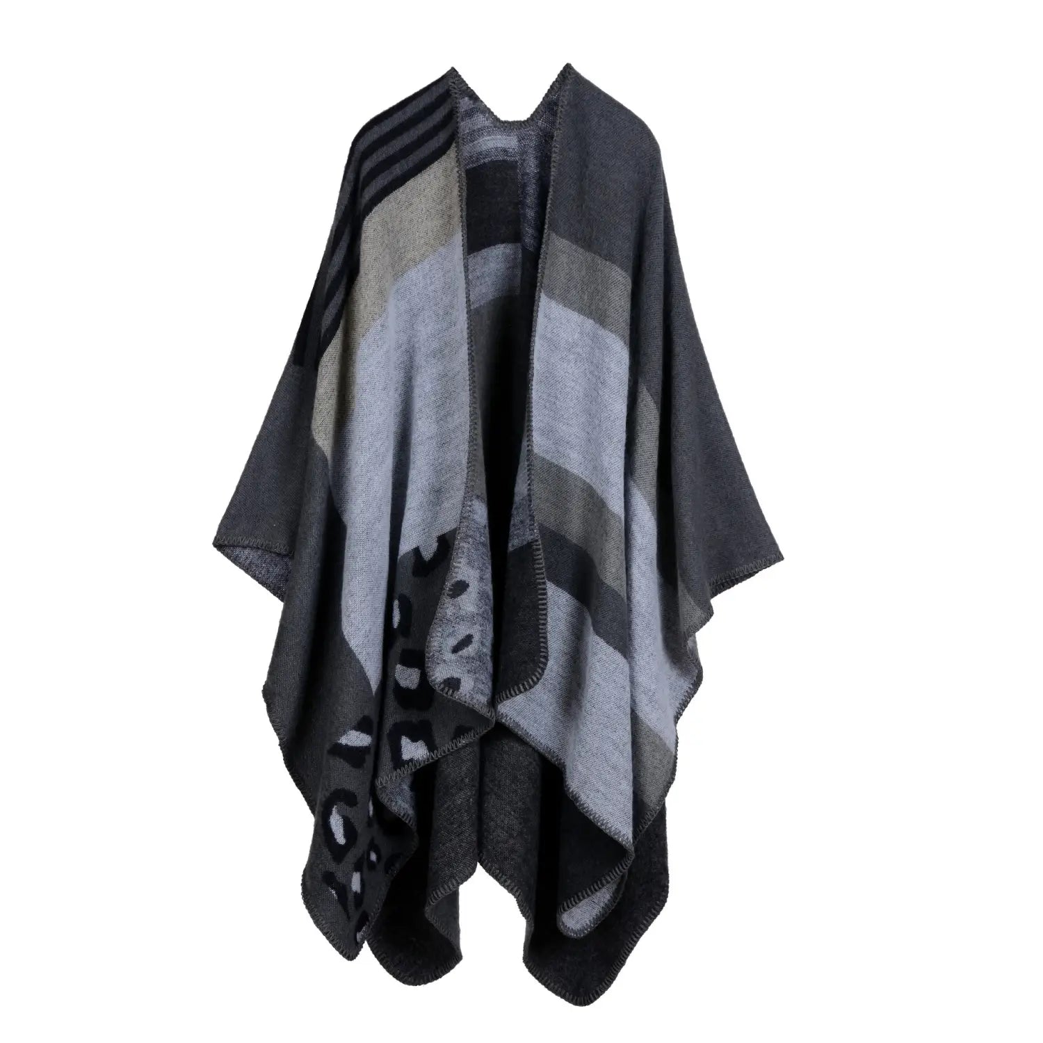 Lovemi - Elegant Large Plaid Cashmere Scarf