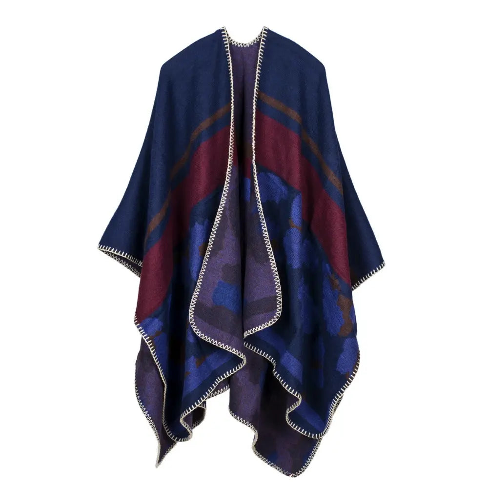 Lovemi - Elegant Large Plaid Cashmere Scarf