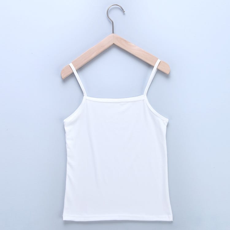 Lovemi - Solid Color Small Camisole Bottoming Shirt