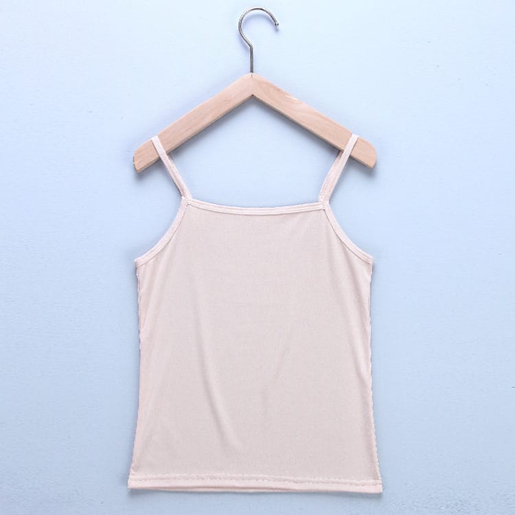 Lovemi - Solid Color Small Camisole Bottoming Shirt