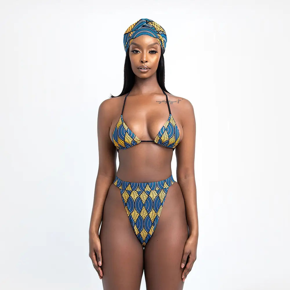 Lovemi - New African Bikini African Swimsuit American Bikini