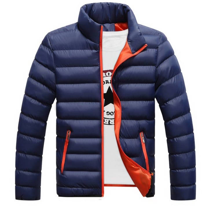 Lovemi - Fall Winter Padded Jacket Stand-Collar Down Jacket