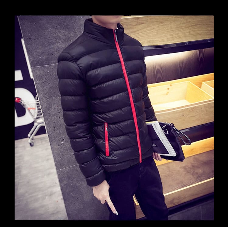 Lovemi - Fall Winter Padded Jacket Stand-Collar Down Jacket