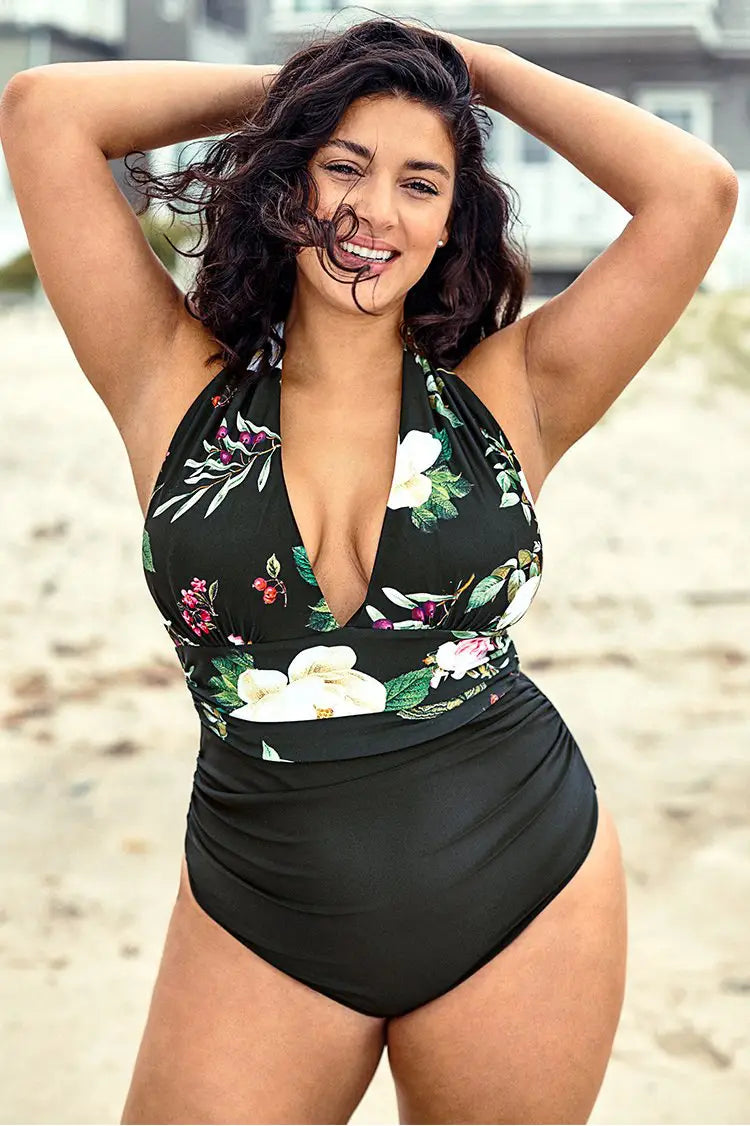 Lovemi – Bikini-Badeanzug mit tiefem V-Bauch und Bauch