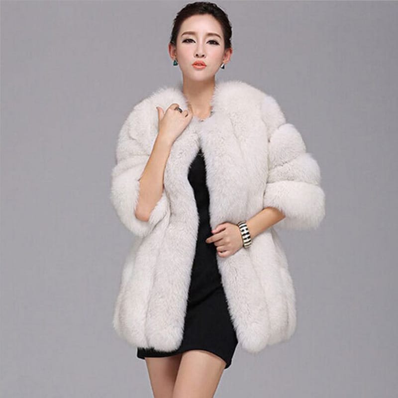 Lovemi - Russian imitation fur fur all-in-one women’s winter