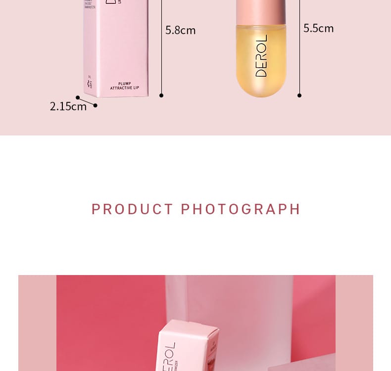 Lovemi - Day Night Instant Volume Lip Plumper Oil Clear