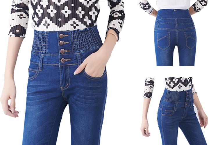 Lovemi – Damenjeans mit hohem Bund