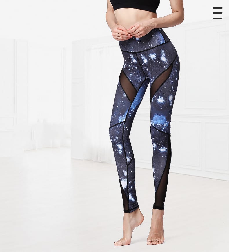 Lovemi - Printed tight yoga pants
