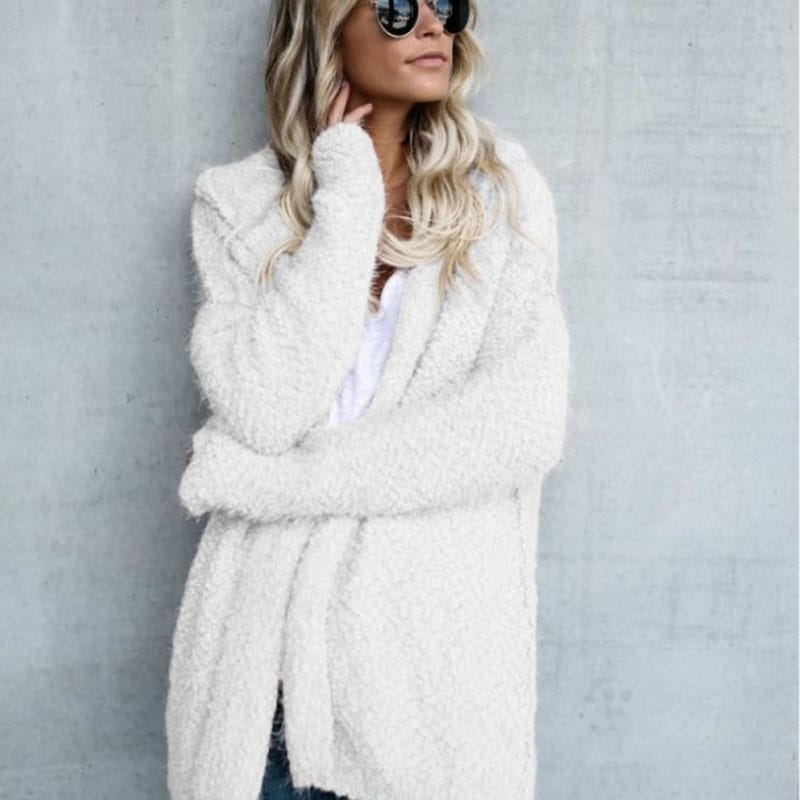 Lovemi - Fashion Hooded Cardigan Jacket Jacket Women