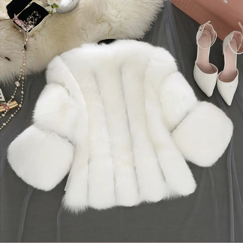 Lovemi - Fox fur short coat