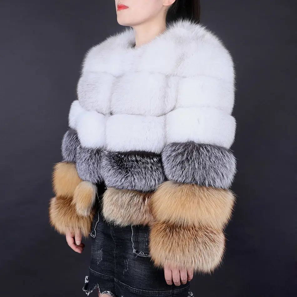Lovemi - Manteau chaud en nouvelle fourrure à la mode pour femmes