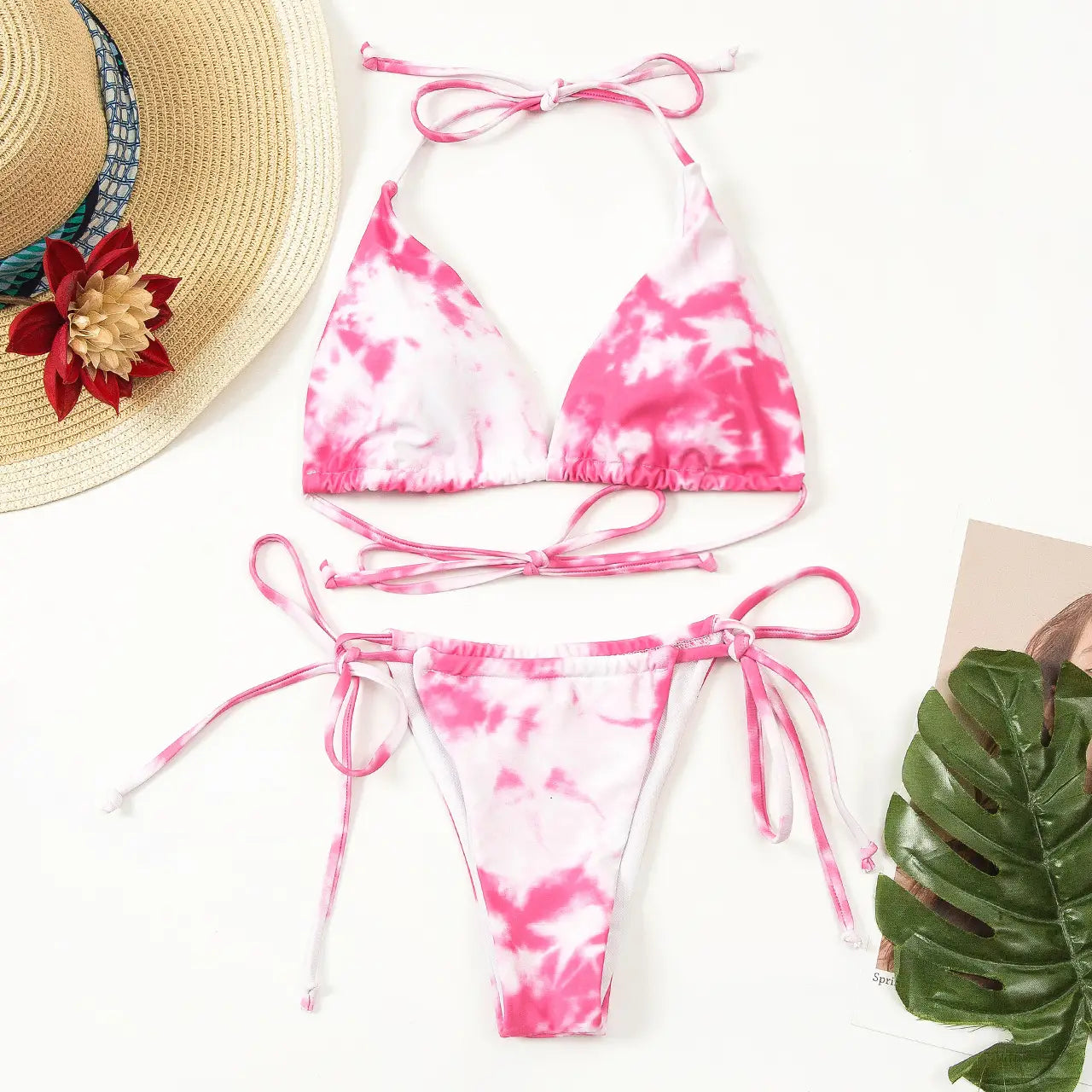 Lovemi – Bedruckter Bikini-Badeanzug für Damen
