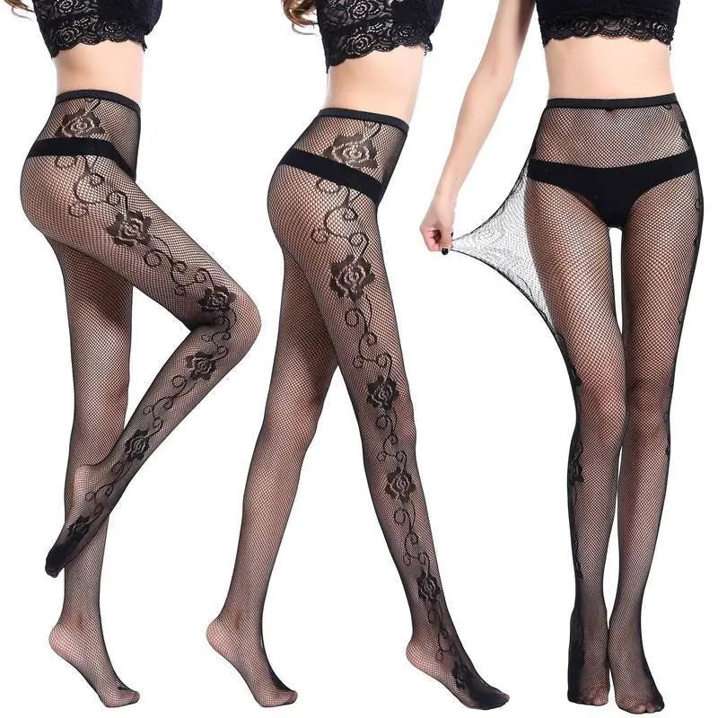 Base Stockings Semi-permeable Lace Sexy Polyester Stockings