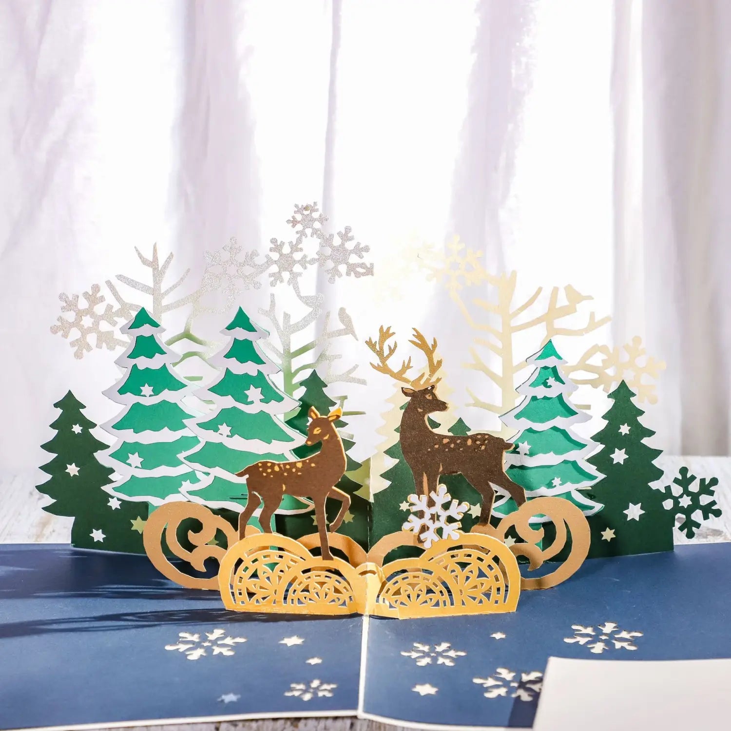 Lovemi – Handgeschöpfte Weihnachts-Elchkarten aus Papier