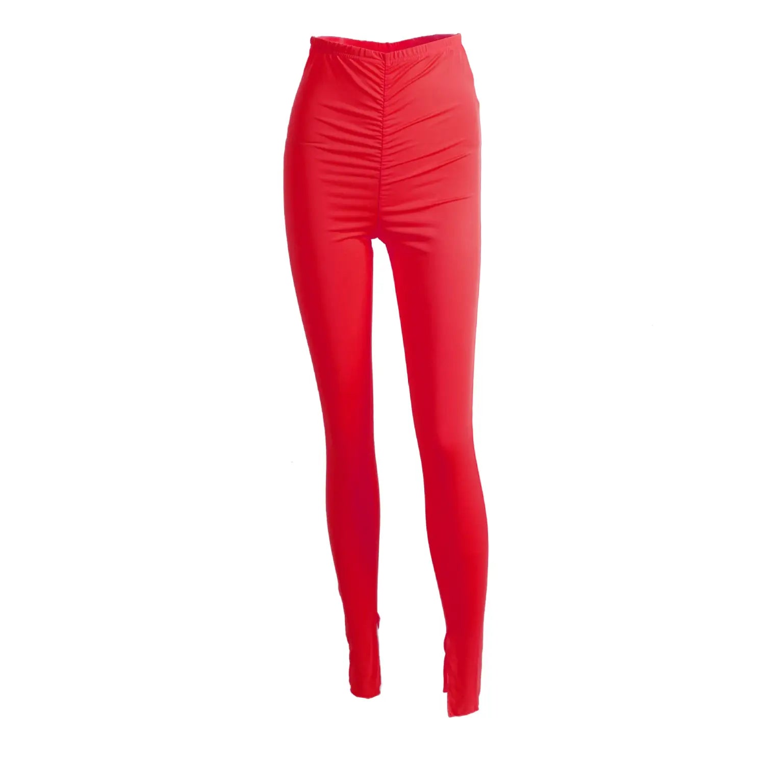 Lovemi - Plissee-Leggings in Unifarben