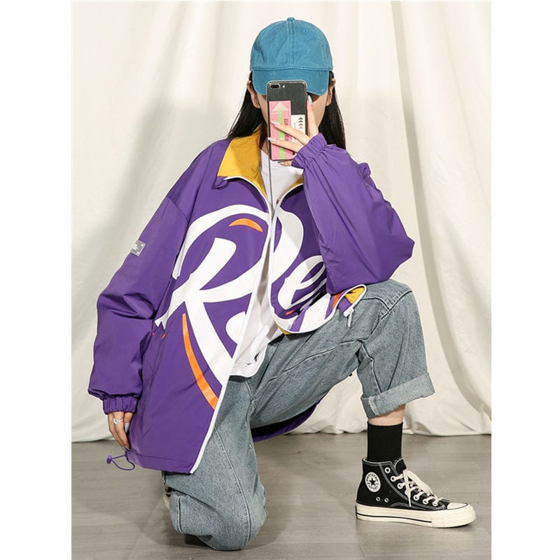 Lovemi - Monogrammed baseball jacket