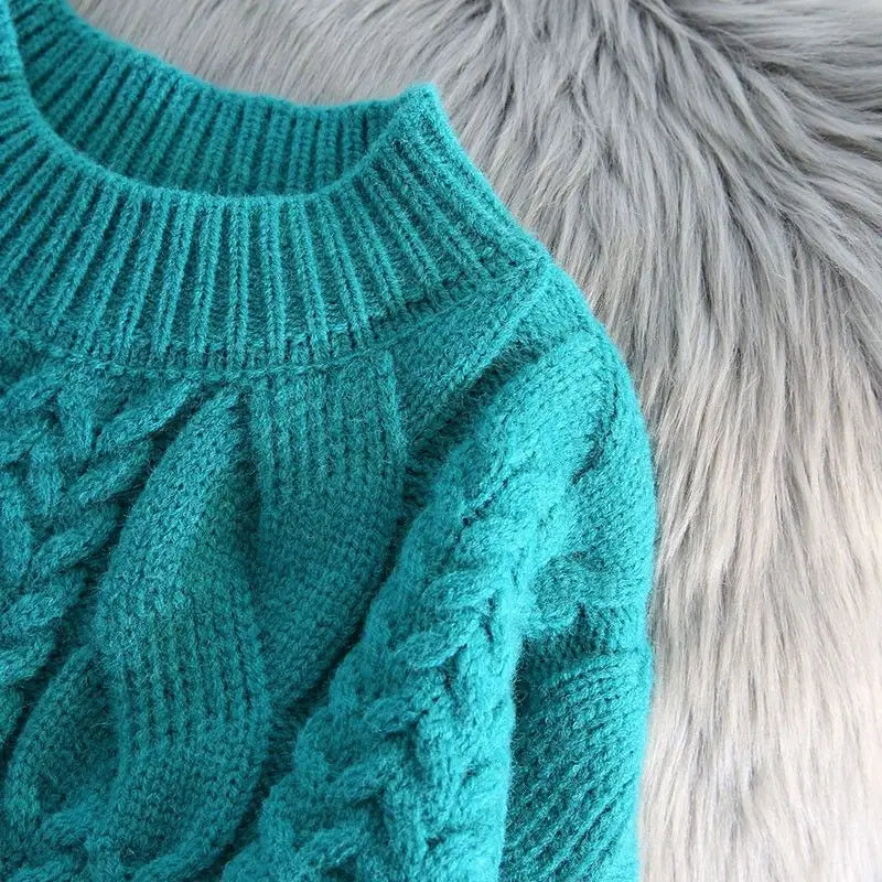 Lovemi - Casual Burlap Sweater Women’s Loose Top Sweater